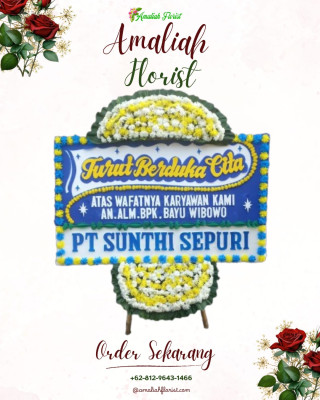 Papan Bunga Duka di Kalipare